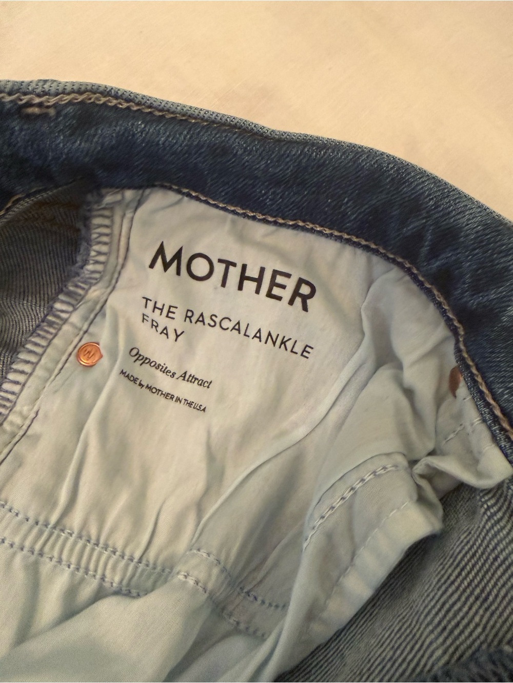 MOTHER The Rascal Ankle Fray Women's Jeans - Picture 5 of 9